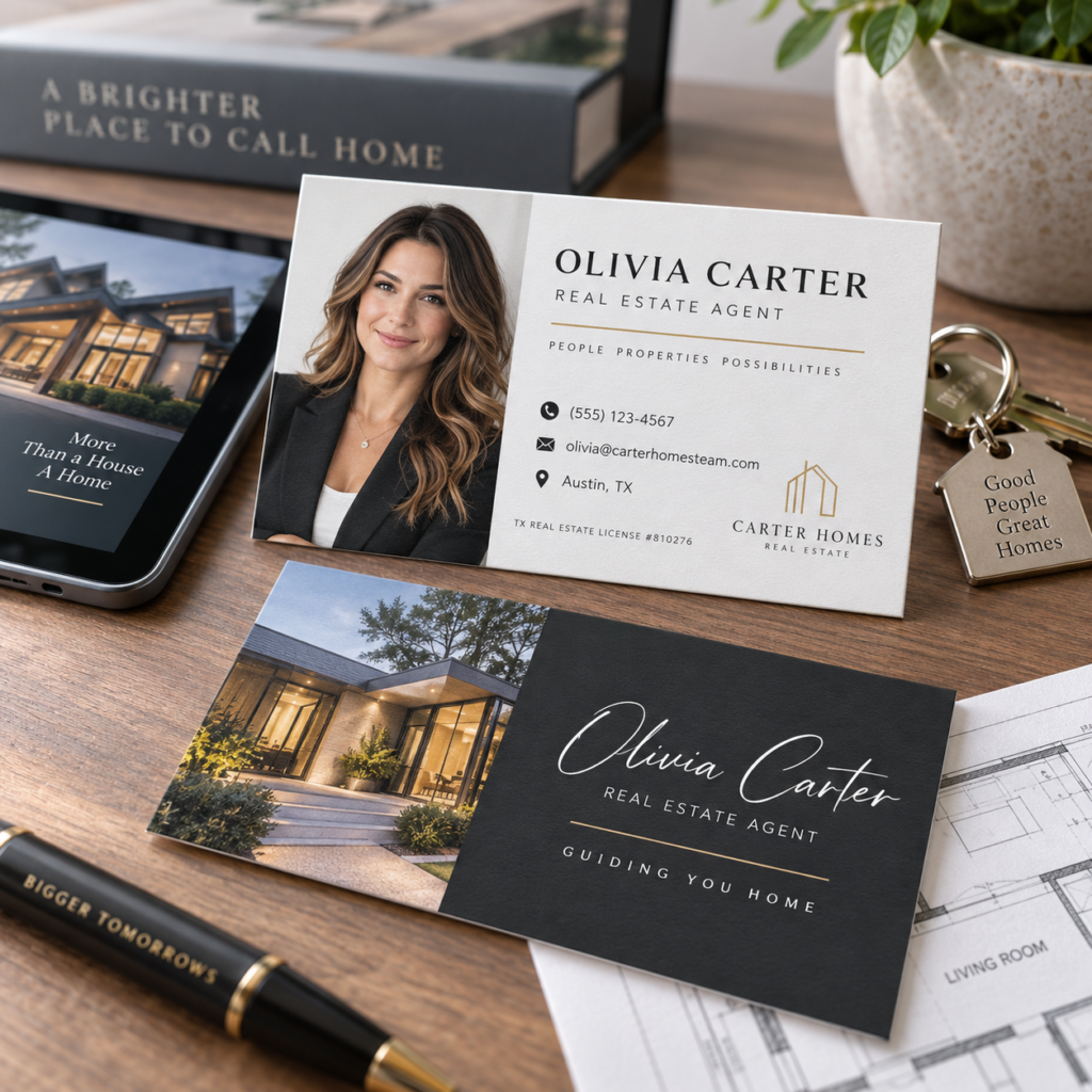 Business Cards — Real Estate